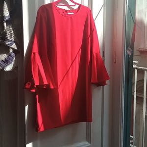 Mud pie dress L Bell sleeves